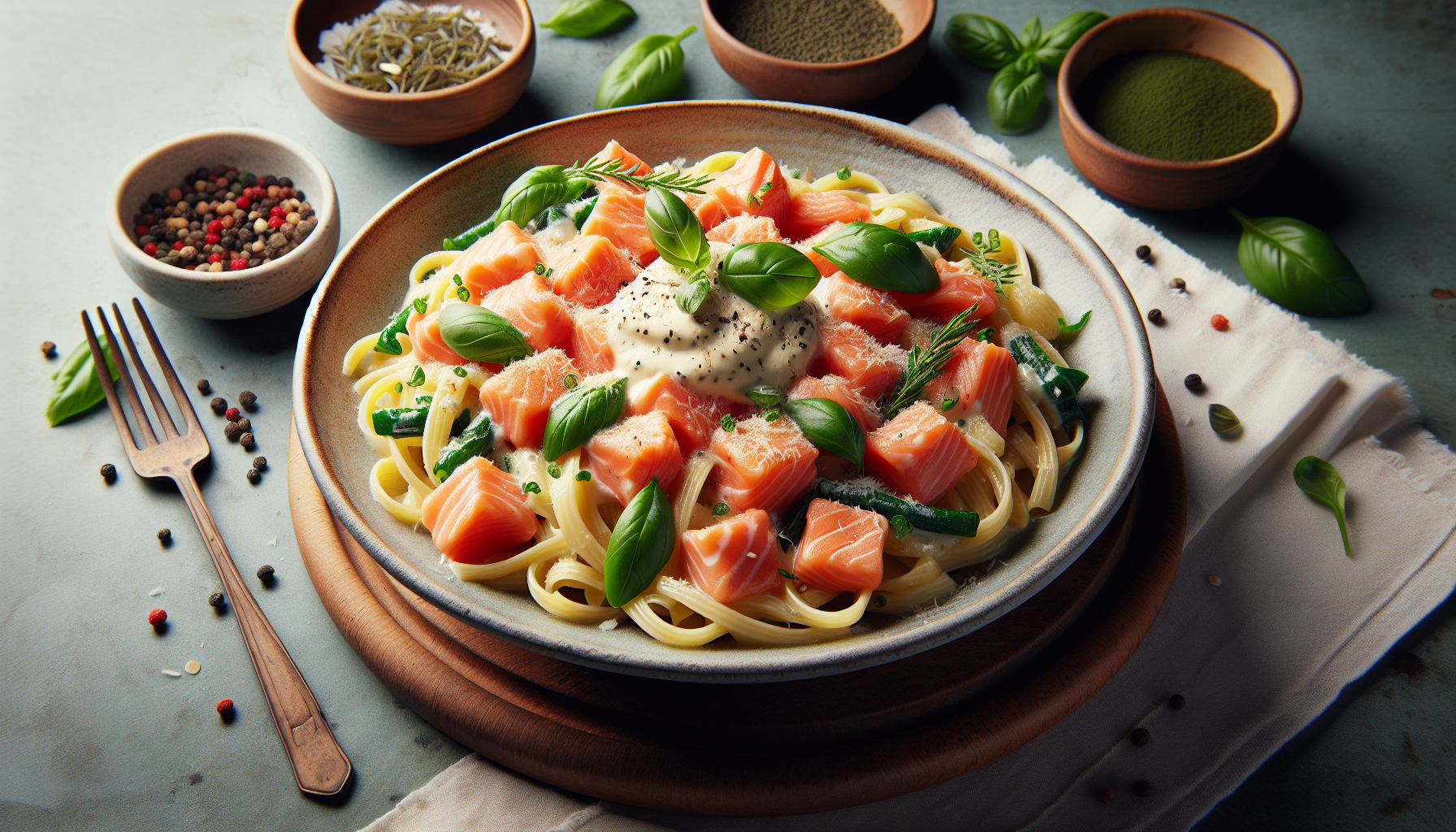 pasta con salmone e panna